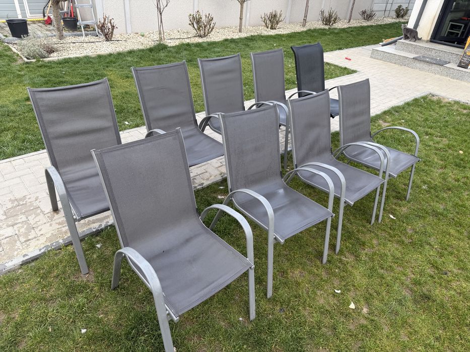 Scaune terasa,gradina, exterior  9 bucati
