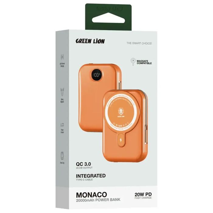 Green lion Monaco powerbank 20.000mAH
