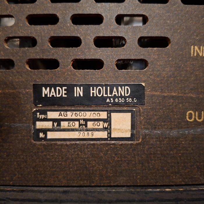 Amplificator pe lămpi Philips