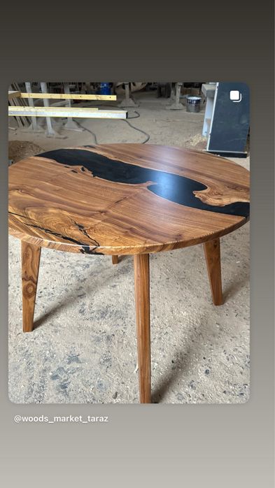 Столы с эпоксидной смолой