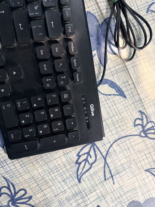 Klaviatura kuk podsvetkali kompyuter uchun USB kabellik