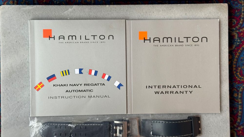 Часовник Hamilton Khaki Navy Regatta хронограф и регата таймер. Рядък !