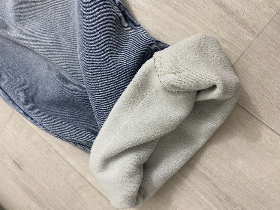 Джинсы теплые рост 140-146