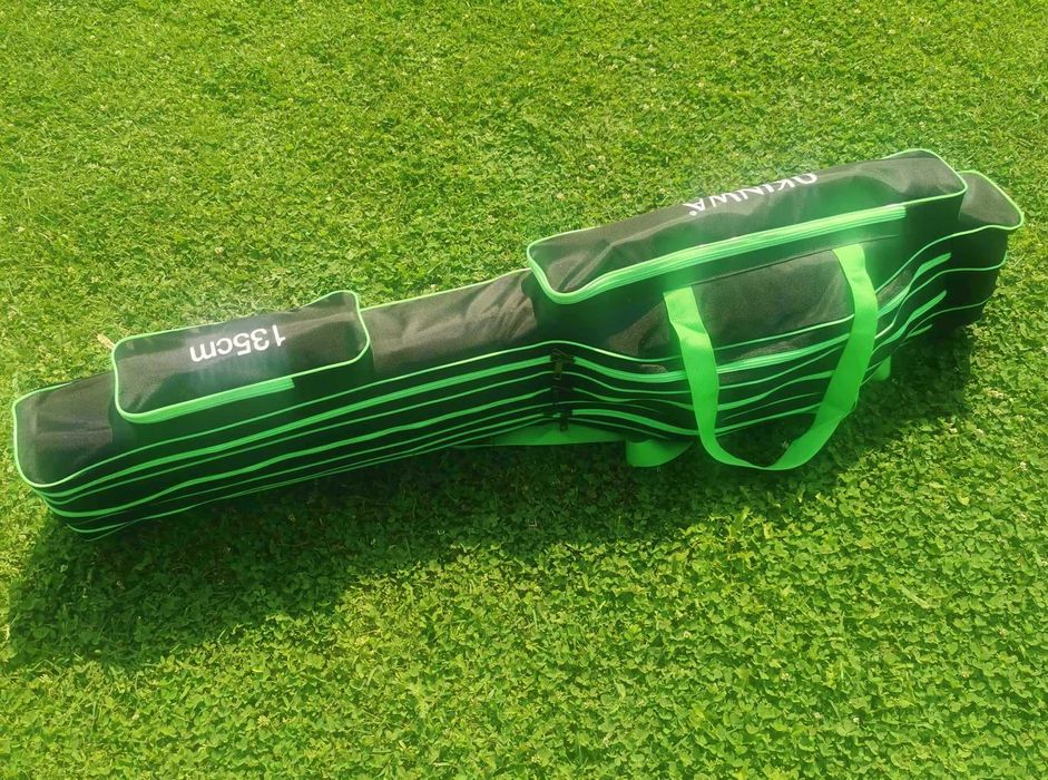 Луксозен импрегниран рибарски троен калъф Okinwa /135-150см/