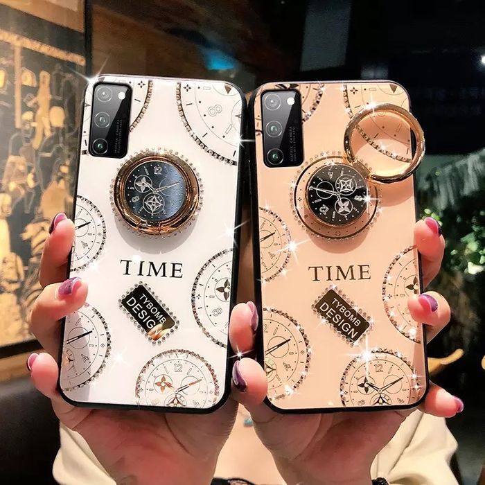 Husa pietricele + inel model TIME Samsung S20,S20+, S20 Plus,S20 Ultra