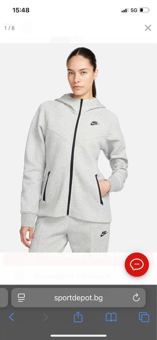 Дамско горнище Nike tech fleece