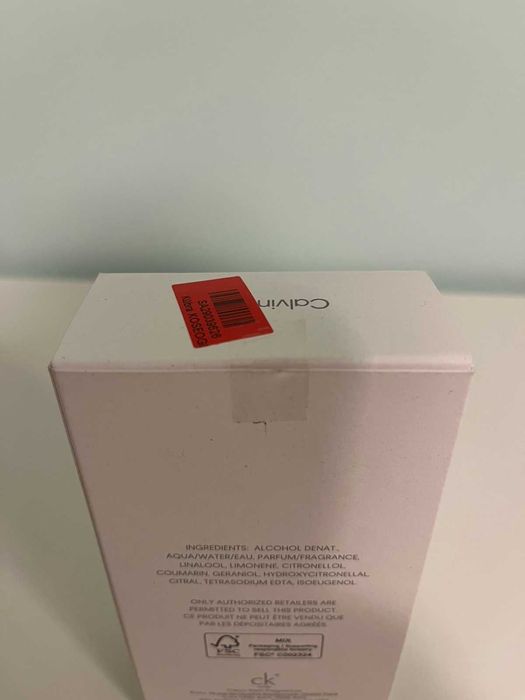 Calvin Klein CK One 100ml. (Нов/Неотварян)