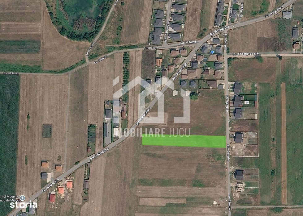 Teren intravilan 3800 mp Jucu de Mijloc | Str. Câmpiei | Dezvoltare