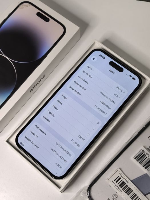 iPhone 14 Pro Max Black 92% ca nou full box + husa!