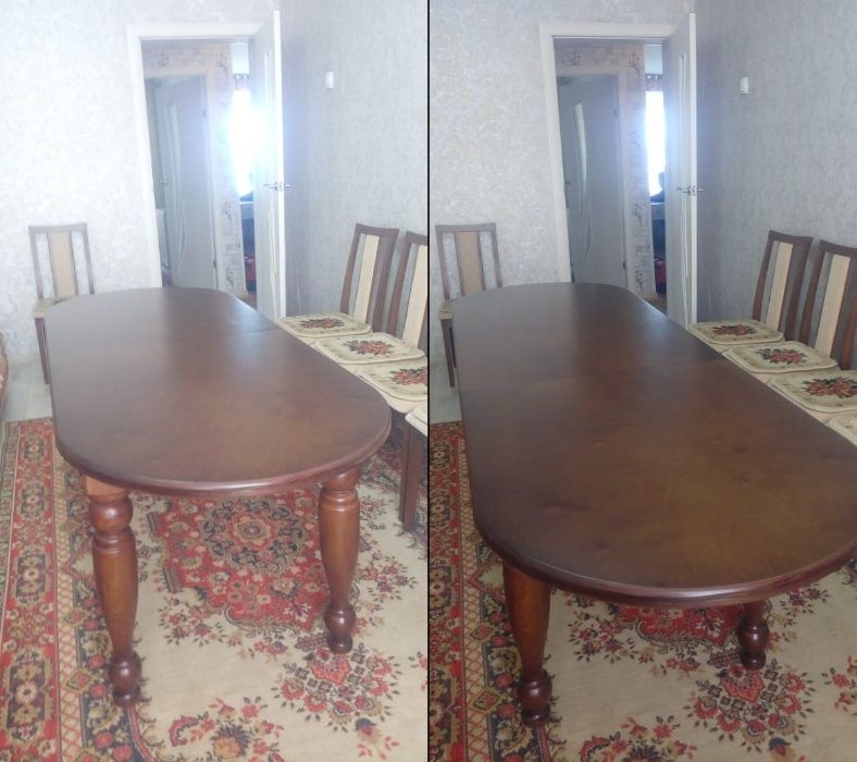 Стол деревянный.