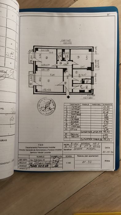Apartament 3 camere Decebal