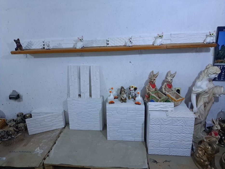 Продавам разработен бизнес за Циментови и Гипсови Пана,камъни!