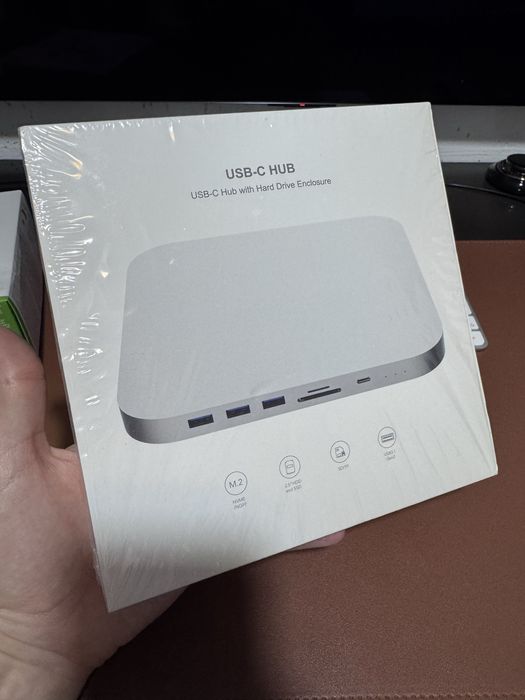 Док станция хаб для Mac Mini M4 USB 4, Thunderbolt 4