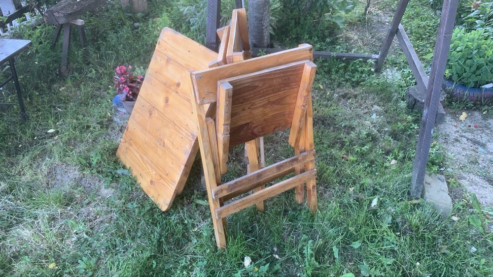 Set masa + 2 scaune pliabile gradina , balcon