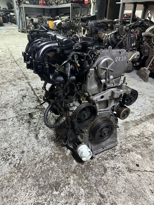 Двигатель Nissan QR20 2.0l Serena Primera p12 teana j31 X-trail t31
