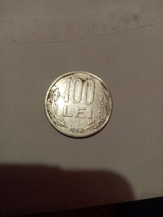 Moneda 100 lei din anul 1992