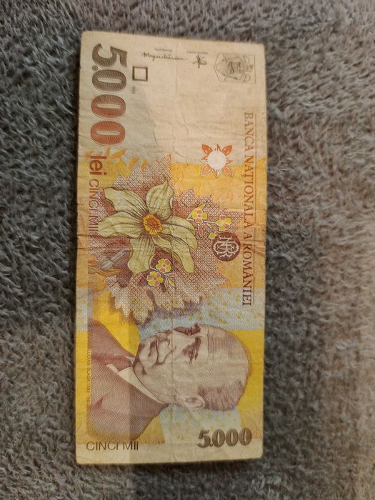 Bancnota 5000 lei din 1998