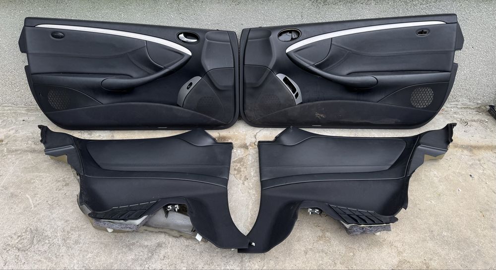 Салон кожа с плат и надуване за Mercedes CLK W209 / C209