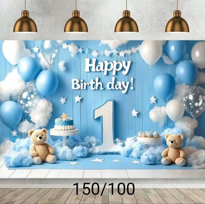 Банер/фон за рожден ден