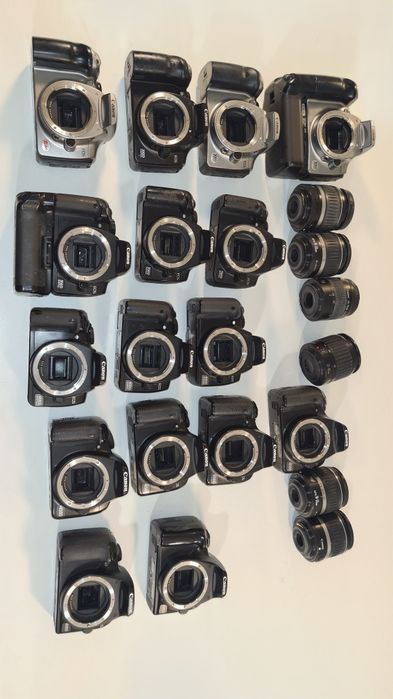 Lot 22 Canon DSLR si obiective