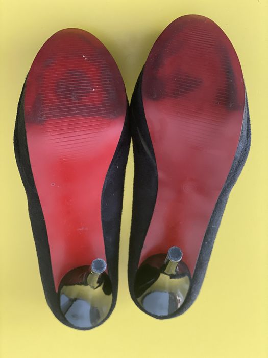 Pantofi negri piele ecologica