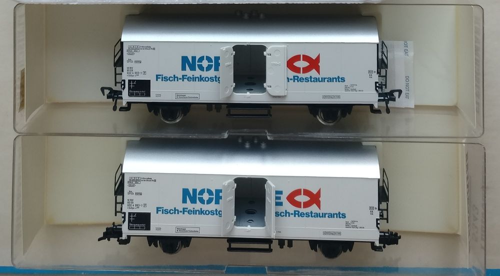 6 vagoane marfă DB epoca IV H0 1:87