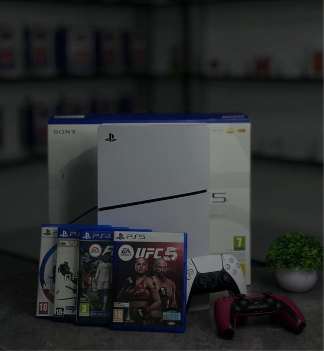 Sony PlayStation 5 Slim с Дисководом (1Tb)