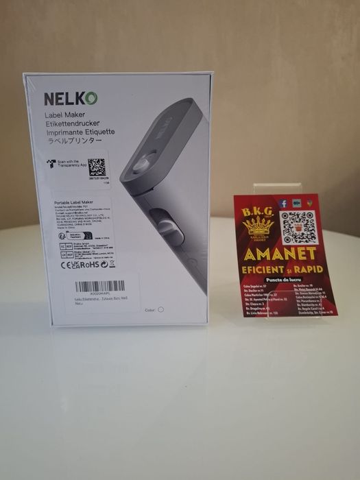 Nelko Label Maker sigilat Amanet BKG