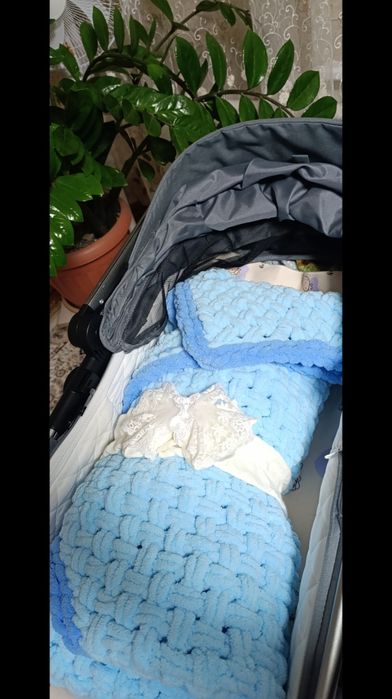 Детский плед ручной работы