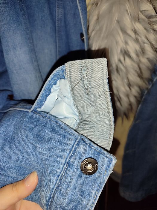 Продам джинсовку с мехом