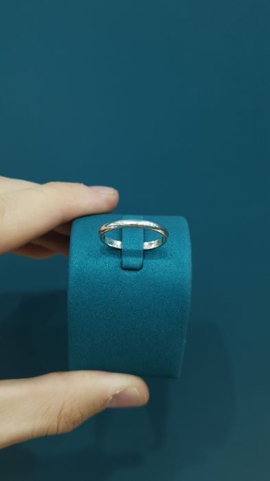 Мужское обручальное кольцо из серебра, 925 пробы
