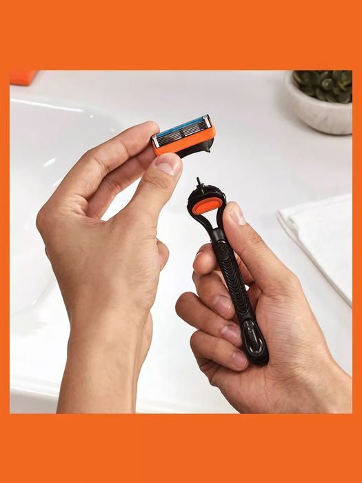 (12 штук) Оригинальные лезвия Gillette Fusion 5 для станка