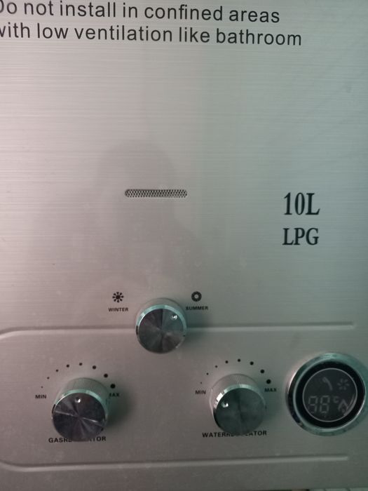 Газов бойлер проточен 6,8,10,16,18 литра пропан бутан-LPG