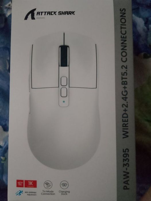 Мышь Attack Shark X6 белый