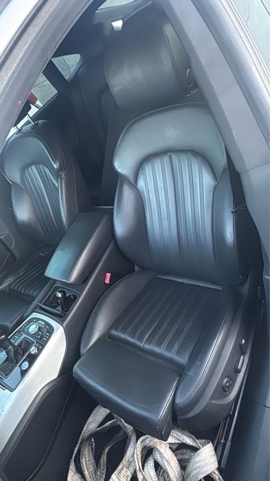 Interior piele Audi A6/ A7 S- Line negru, electric