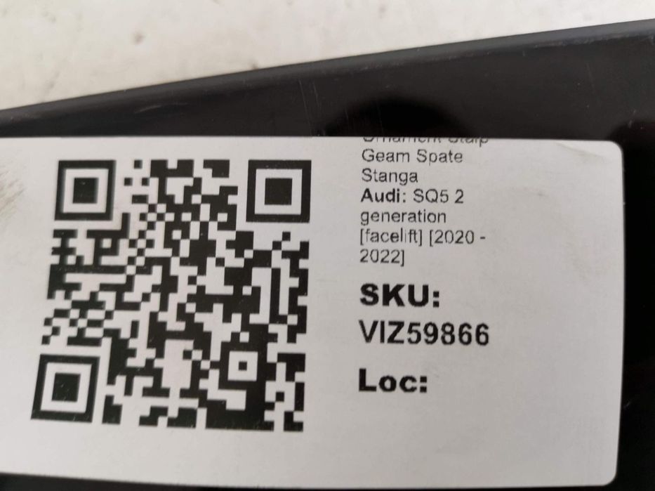 Ornament Stalp Geam Spate Stanga Audi SQ5 2 generation [facelift] 2020