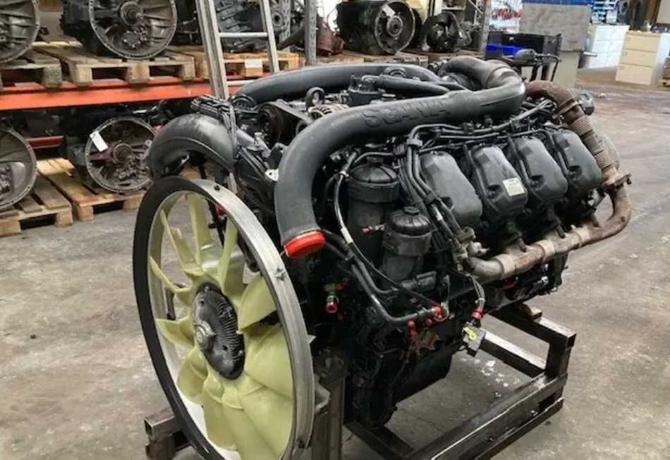 Motor complet Scania V8 650 cai putere DC16 testat verificat garantie
