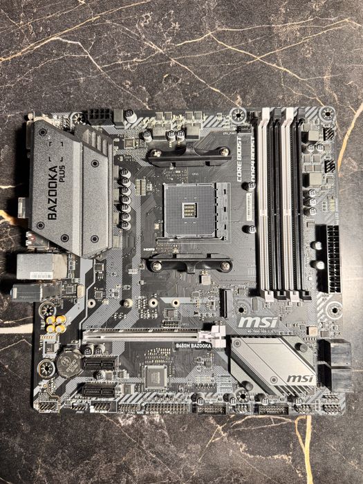 Материнская плата am4 ам4 AMD MSI B450M BAZOOKA PLUS