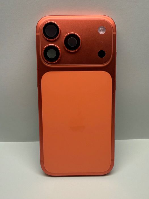 Carcasa originala iPhone 17 Pro Orange capac spate swap