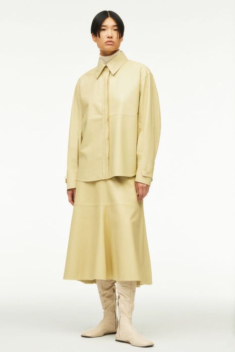 Fusta piele naturala Zara Studio