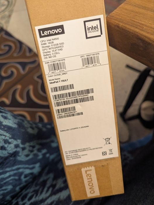 Lenovo IdeaPad 1 (16 GB ОЗУ, 512 GB SSD)