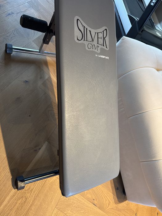 Bancă fitness Silver Gym – abdomene / exerciții – reglabilă