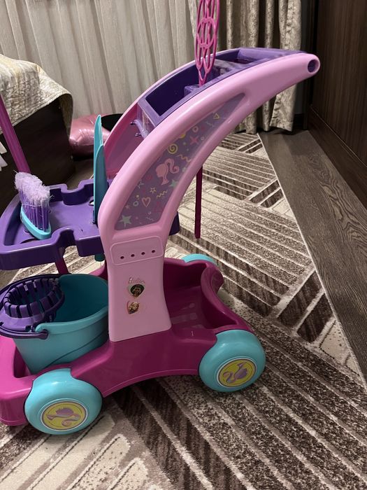 Детска Количка за почистване Barbie, 50 см