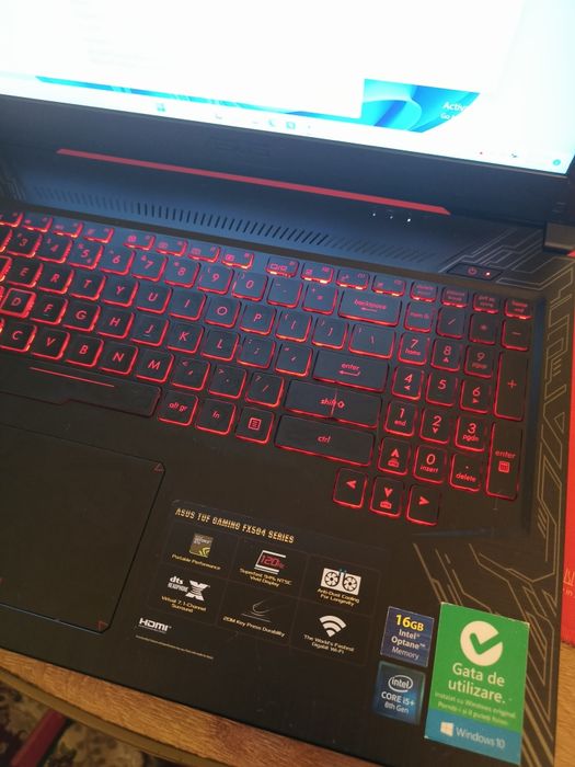 Laptop asus tuf fx504 ecran 120hz gtx 1050 ti i5 8300h