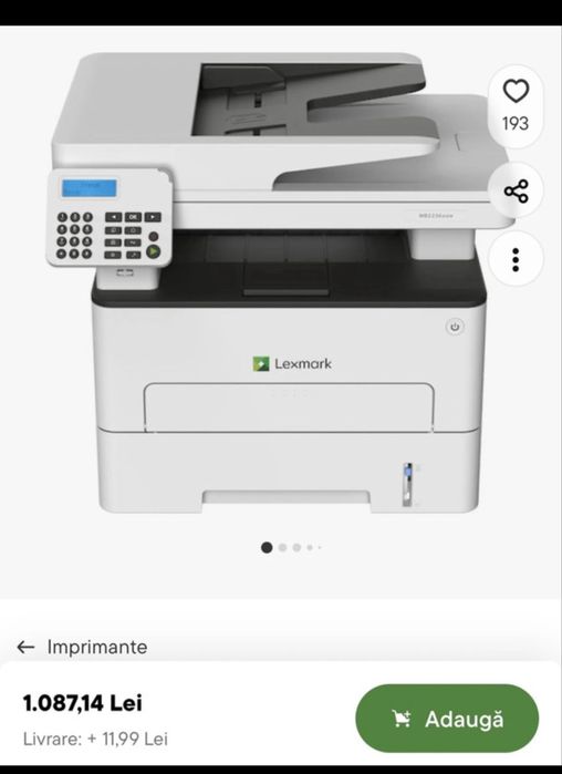Imprimanta LEXMARK  MB2236adw