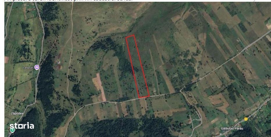 Cota 3/20 din teren extravilan- Judetul Harghita, loc. Gălăuțaș  R2980