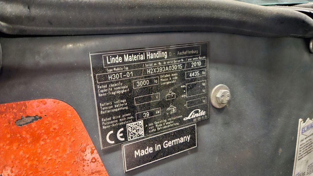 Linde h30T-01 triplex