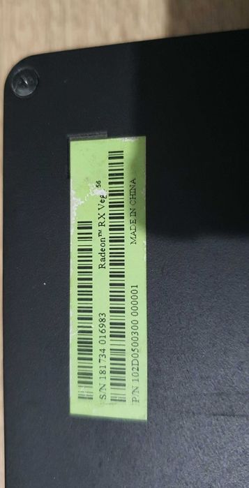 Vând placă video rx vega 56 turbo