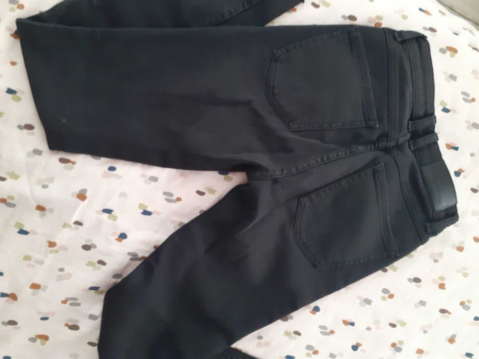 Дънков черен панталон размер w27