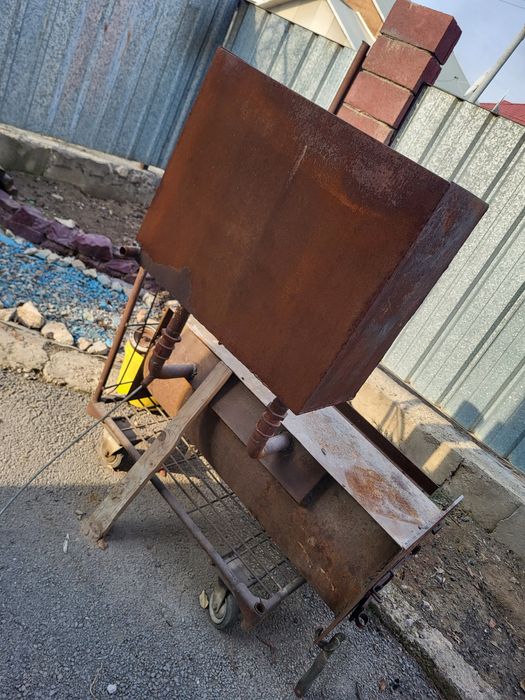 Банная печь горизонтальная